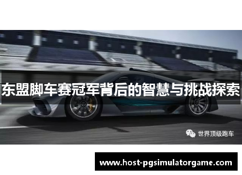 东盟脚车赛冠军背后的智慧与挑战探索