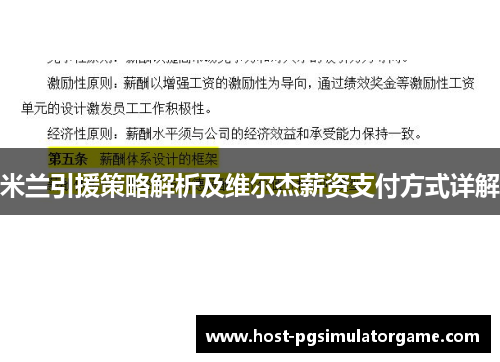 米兰引援策略解析及维尔杰薪资支付方式详解